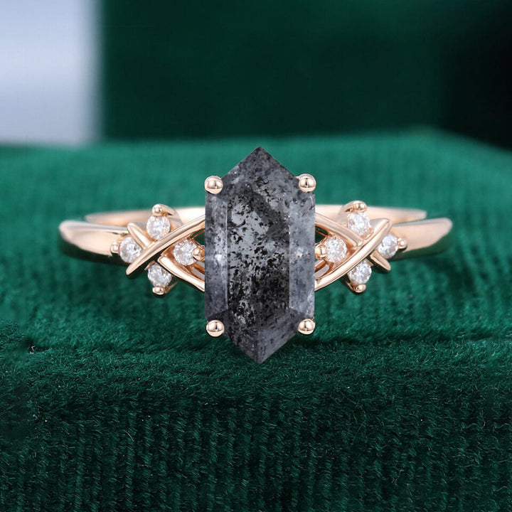 Salt & Pepper Diamond Rings