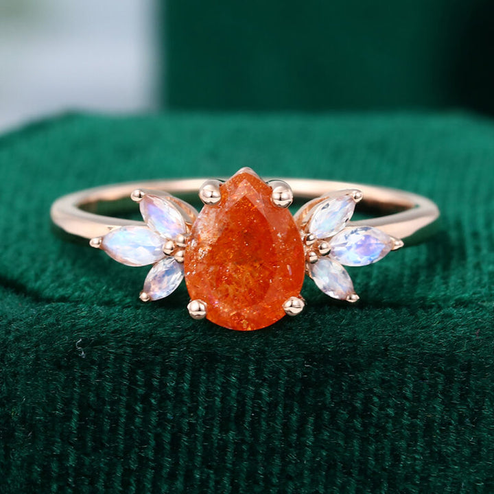 Sunstone Rings