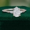 1.2ct Pear Cut Moissanite Engagement Ring • Vintage Rose Gold (3)