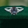 Alexandrite Engagement Ring with Moonstone Accents (1)