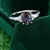 Alexandrite Engagement Ring with Moonstone Accents (5)