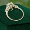 Classic 3 Carat Oval Cut Moissanite Engagement Ring with Side Stones (4)