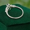 Classic Pear Cut Emerald Engagement Ring with Side Stones (6)