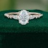 Dainty Glow Half Carat Oval Cut Moissanite Promise Ring (2)