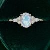 Dreamy Oval Moonstone Engagement Ring in Yellow Gold (4)