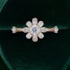 Elegant Floral Moissanite Promise Ring – A Unique Symbol of Love (2)
