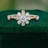 Elegant Floral Moissanite Promise Ring – A Unique Symbol of Love (5)
