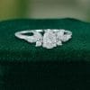 Exquisite Pear Cut Moissanite Cluster Ring – Engagement or Gift (3)