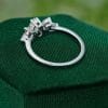 Exquisite Pear Cut Moissanite Cluster Ring – Engagement or Gift (5)