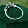 Gold Engagement Ring Featuring Oval Cut Green Blue Sapphire (4)