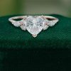 Heart Cut Engagement Rings