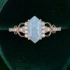 Infinity Embrace Hexagon Cut Lab Opal Promise Ring (5)