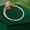 Infinity Embrace Hexagon Cut Lab Opal Promise Ring (6)