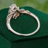 Infinity Pavé Marquise Cut Moonstone Engagement Ring in Sterling Elegance (5)
