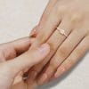 Liora Princess Cut Lab Pink Opal Engagement Ring with Trio Accent Stones” (1)