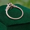Luxury 14K Rose Gold Alexandrite & Topaz Ring for Engagement or Anniversary (4)