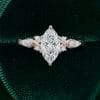 Luxury 1CT Marquise Cut Lab Diamond Ring with Art Deco Detailing (5)