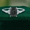 Modern Emerald Cut Black Rutilated Quartz Ring for Engagement (1)
