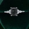 Modern Emerald Cut Black Rutilated Quartz Ring for Engagement (3)
