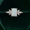 Modern Emerald Cut Lab Opal Engagement Ring – Elegant Gift for Anniversary (3)