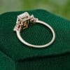 Modern Emerald Cut Lab Opal Engagement Ring – Elegant Gift for Anniversary (4)