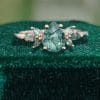 Nature-Inspired Teardrop Moss Agate Promise Ring with Marquise Details (2)