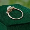 Opal Center Stone Ring with Moissanite Wing Accents – Gift for Her (5)