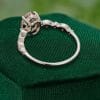 Oval Cut Morganite Beaded Engagement Ring – Unique Bridal Design (5)