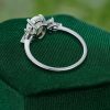 Oval Cut Opal Engagement Ring with Moissanite Wing Accents (5)