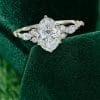 Radiant Entwine 1.5CT Oval Lab Diamond Engagement Ring with Twisted Band (1)