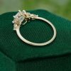 Radiant Geometry 1CT Hexagon Moissanite Ring in Yellow Gold (6)