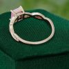 Radiant Princess Cut Pink Opal Ring – A Modern Symbol of Romance (6)