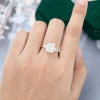 Refined Legacy Yellow Gold 3.5 Carat Emerald Cut Ring .0