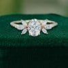 Refined Rose Gold 1CT Oval Moissanite Ring – Engagement or Anniversary Gift (2)