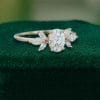 Refined Rose Gold 1CT Oval Moissanite Ring – Engagement or Anniversary Gift (3)