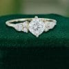 Timeless Yellow Gold Engagement Ring with Cushion Cut Moissanite (3)