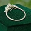Timeless Yellow Gold Engagement Ring with Cushion Cut Moissanite (5)