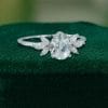 Unique Teardrop Green Amethyst Engagement Ring (2)