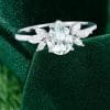 Unique Teardrop Green Amethyst Engagement Ring (5)