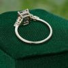 Vintage Charm Pink Sapphire Cluster Engagement Ring (5)