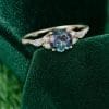 Yellow Gold Engagement Ring with Alexandrite Center Stone (1)