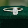 Classic 1CT Oval Cut Moissanite Ring – Minimalist Promise Gift (4)
