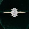 Classic 1CT Oval Cut Moissanite Ring – Minimalist Promise Gift (5)