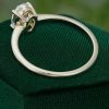Classic 1CT Oval Cut Moissanite Ring – Minimalist Promise Gift (6)