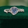 Nature-Inspired Lavender Sapphire Twig Solitaire Ring in Unik Form Design (5)