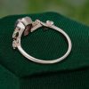 Pink Sapphire Cherry Blossom Ring with Sculpted Organic Form (7)