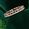 Crown Moissanite Full-Eternity Wedding Band – Scalloped Lace Stacking Ring (5)