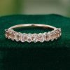 Elegant Rose Gold Morganite Band – Oval-Cut Wedding Ring (2)