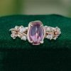 Garden Inspired Organic Pink Sapphire Ring — Unik Form (4)