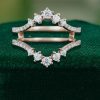 Moissanite Wedding Bands